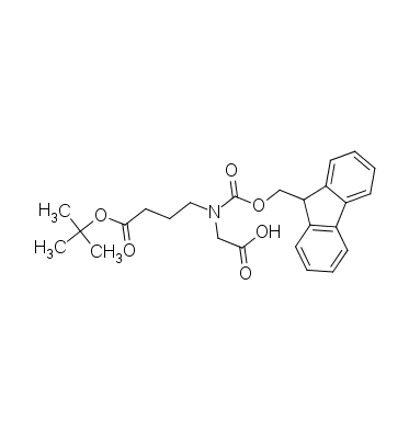 2-[9H-fluoren-9-ylmethoxycarbonyl-[4-[(2-methylpropan-2-yl)oxy]-4-oxobutyl]amino]acetic acid