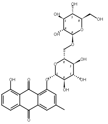 大黄酚-1-O-β-龙胆二糖苷