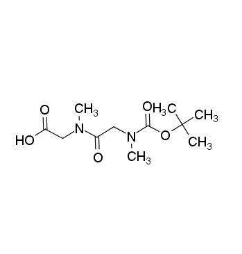 2-[methyl-[2-[methyl-[(2-methylpropan-2-yl)oxycarbonyl]amino]acetyl]amino]acetic acid