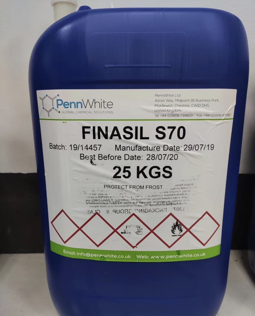 英国PennWhite手感剂FINASIL S70(固含70%)水性硅乳液手感剂；应用于水性涂料