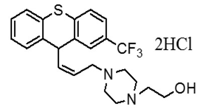 2-（4-（2-三氟甲基-9氢）噻吨-9-烯丙基）哌嗪-乙醇