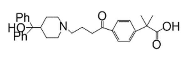 2-[4-[4-[4-(羟基二苯甲基)-1-哌啶基]-1-氧代丁基]苯基]-2,2-二甲基乙酸