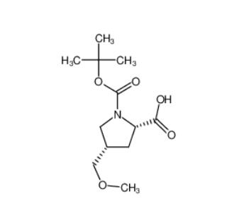 (2S,4S)-4-(甲氧基甲基)-1,2-吡咯烷二甲酸1-叔丁基酯