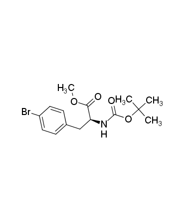 methyl (2S)-3-(4-bromophenyl)-2-[(2-methylpropan-2-yl)oxycarbonylamino]propanoate