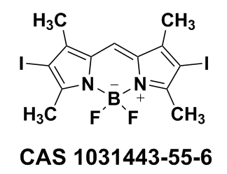2,6-diiodo-1,3,5,7-tetramethyl-8H-4,4-difluoro-4-bora-3a,4a-diaza-s-indacene