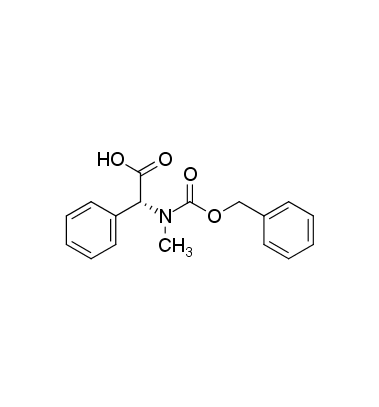 (2R)-2-[methyl(phenylmethoxycarbonyl)amino]-2-phenylacetic acid