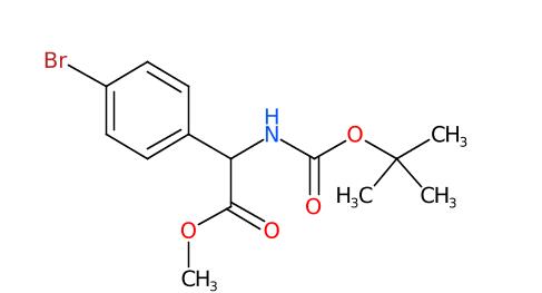 (4-溴苯基)-叔丁氧羰基氨基乙酸甲酯