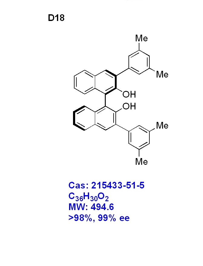 (R)-3,3'-双(3,5-双甲基苯基)-1,1'-联萘酚