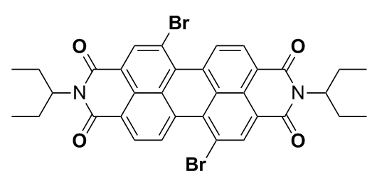 N,N'-bis(ethylpropyl)-1,7-dibromoperylene-3,4,9,10-tetracarboxylic acid bisimide