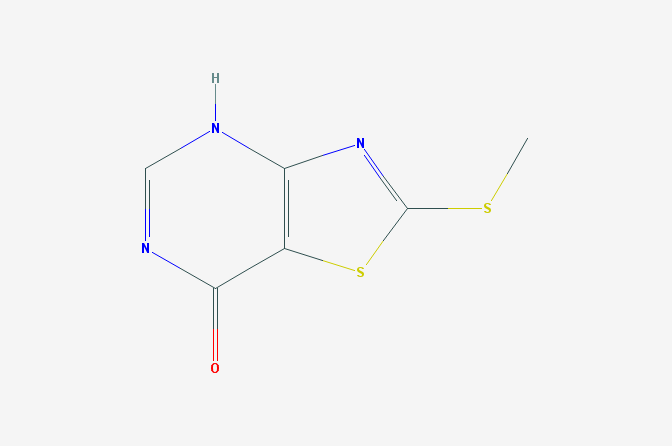 2-(methylsulfanyl)-4H,7H-[1,3]thiazolo[4,5-d]pyrimidin-7-one