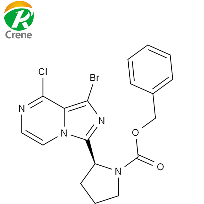 (2S)-2-(1-溴-8-氯咪唑并[1,5-a]吡嗪-3-基)-1-吡咯烷羧酸苄酯