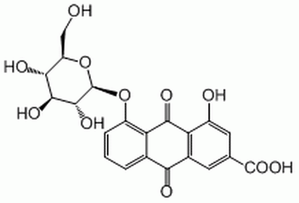 大黄酸-8-O-β-D-葡萄糖苷