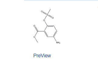 3-氨基-6-甲磺酰酯基苯甲酸甲酯