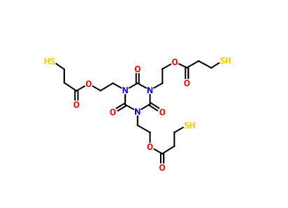 3-巯基丙酸-[2,4,6-三氧代-1,3,5-三嗪-1,3,5(2H,4H,6H)-次基]三-2,1-乙二醇酯