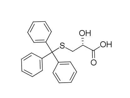 (2R)-2-hydroxy-3-[(triphenylmethyl)sulfanyl]propanoic acid