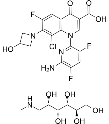 Delafloxacin meglumine