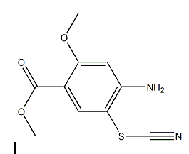 2-甲氧基-4-氨基-5-硫氰基苯甲酸甲酯