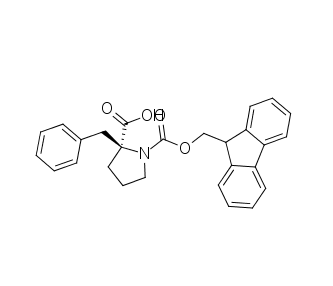 (2S)-2-benzyl-1-{[(9H-fluoren-9-yl)methoxy]carbonyl}pyrrolidine-2-carboxylic acid