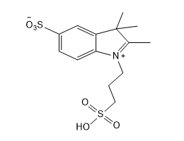 1-(3-磺基丙基)-2,3,3-三甲基-5-磺基-3H-吲哚鎓氢氧化物,内盐