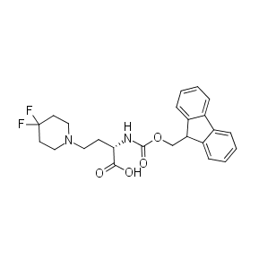 (2S)-4-(4,4-difluoropiperidin-1-yl)-2-(9H-fluoren-9-ylmethoxycarbonylamino)butanoic acid