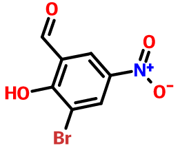 3-溴-2-羟基-5-硝基苯甲醛