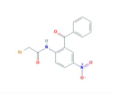5 -硝基- 2 -（溴乙酰氨基）二苯甲酮