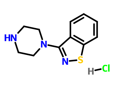 3-(1-哌嗪基)-1,2-苯并异噻唑盐酸盐