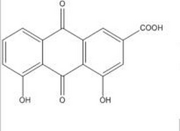 大黄酸、山扁豆酸、1,8-二羟基-3-羧基蒽醌