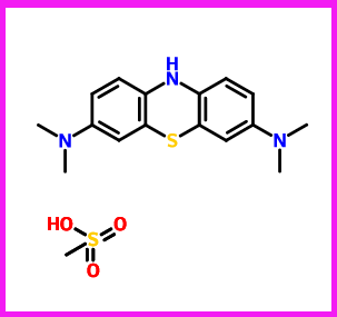 N3,N3,N7,N7-tetramethyl-10H-Phenothiazine-3,7-diamine, methanesulfonate