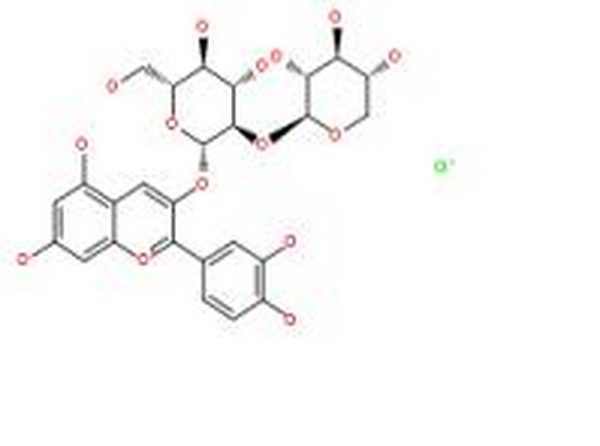 氯化矢车菊素-3-桑布双糖苷