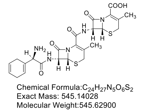 头孢拉定双母核
