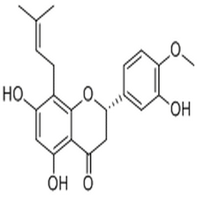 5,7,3'-Trihydroxy-4'-methoxy-8-prenylflavanone