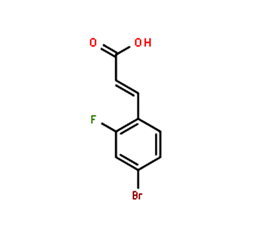 4-溴-2-氟肉桂酸