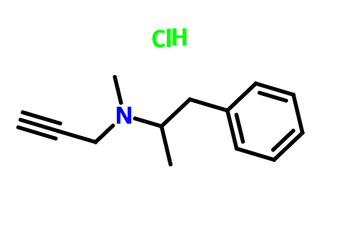 (R)-N,alpha-二甲基-N-(2-丙炔基)苯乙胺盐酸盐