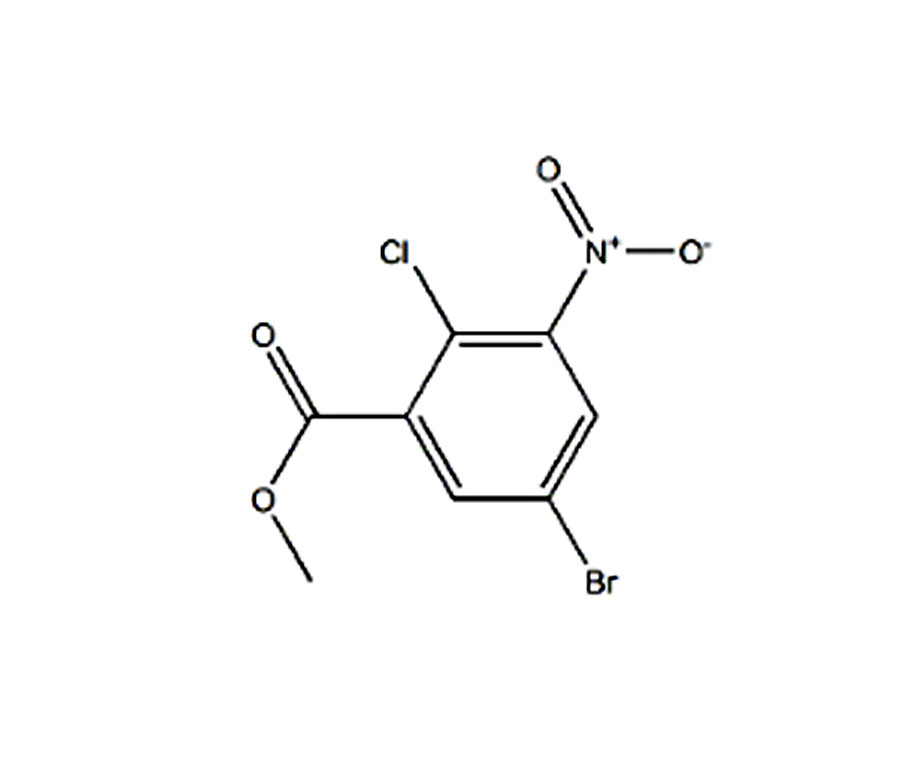 2-氯-5-溴-3-硝基苯甲酸甲酯