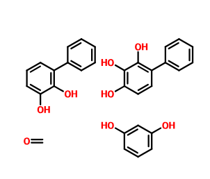 甲醛与1,3-苯二醇、[1,1-联苯基]-AR,AR-二醇和[1,1-联苯基]三元醇的聚合物