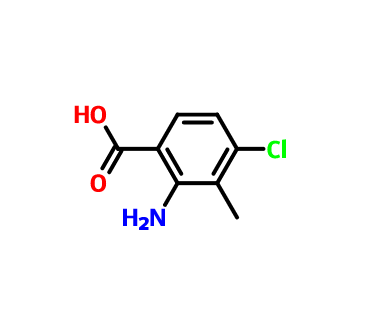 2-胺基-4-氯-3-甲基苯甲酸