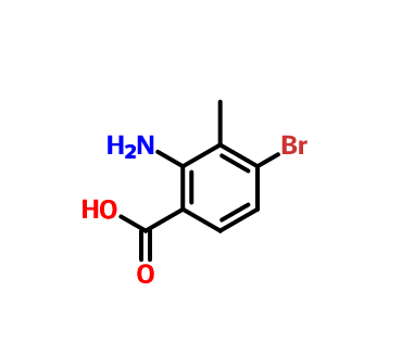 2-氨基-4-溴-3-甲基苯甲酸