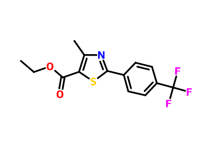 2-[4-(三氟甲基)]苯基-4-甲基-5-噻唑甲酸乙酯
