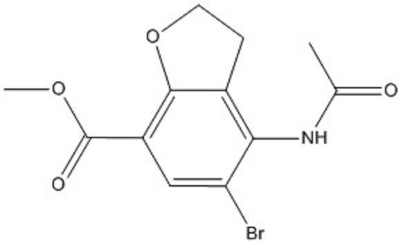4-乙酰氨基-5-溴-2,3-二氢苯并呋喃-7-甲酸甲酯