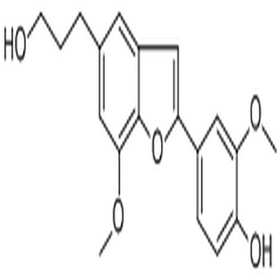 2-(4-Hydroxy-3-methoxyphenyl)-7-methoxy-5-benzofuranpropanol