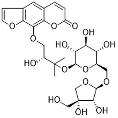 Heraclenol 3'-O-β-D-apiofuranosyl-(1→6)-β-D-glucopyranoside