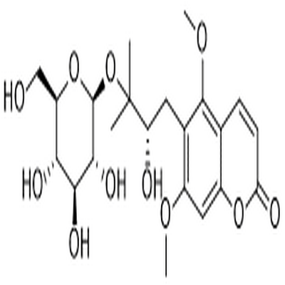 (-)-Toddalolactone 3′-O-β-D-glucopyranoside