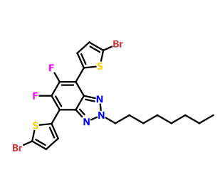 4,7-bis(5-bromothiophen-2-yl)-5,6-difluoro-2-C6-2H-benzo[d][1,2,3]triazole