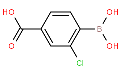 4-羧基-2-氯苯硼酸