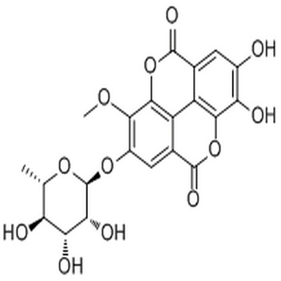 3-O-Methylellagic acid 4-O-rhamnoside