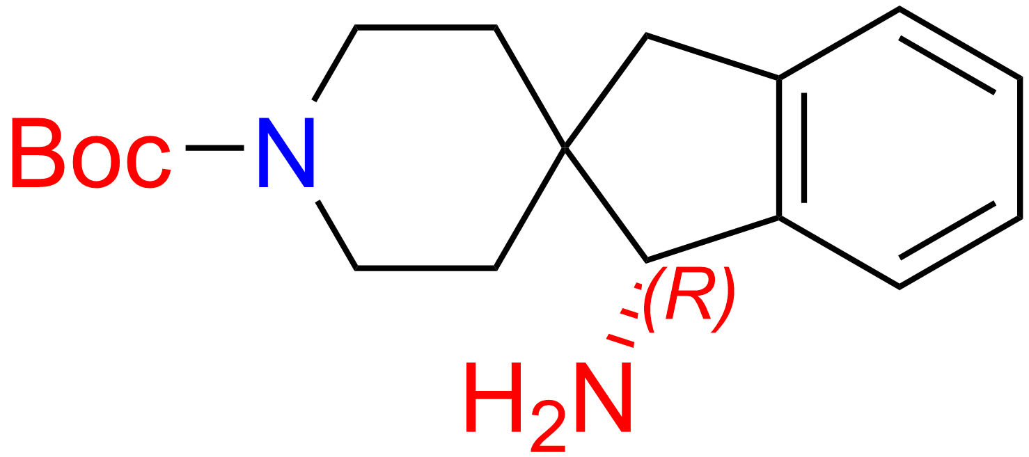 tert-butyl (R)-1-amino-1,3-dihydrospiro[indene-2,4'-piperidine]-1'-carboxylate