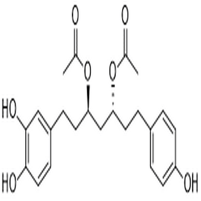 1-(3,4-Dihydroxyphenyl)-7-(4-hydroxyphenyl)heptane-3,5-diyl diacetate