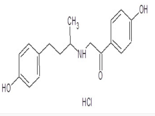 2-(4-(4-hydroxyphenyl)butan-2-ylamino)-1-(4-hydroxyphenyl)ethanone hydrochloride