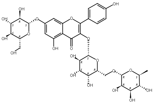 山奈酚3-刺槐糖苷7-葡萄糖苷